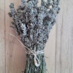 white ellagance dried lavender bundle