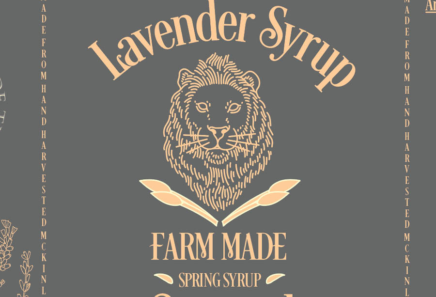 farm to table lavender spring syrup - cover